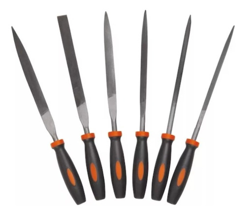 Jogo De Lima 6 Peças 174mm Jogo De Ferramenta - Black&decker
