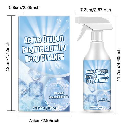 Spray Limpiador De Ropa Remover Gentle Stain Remover, 120 Ml