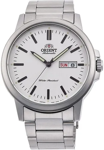 Reloj Orient Ra-aa0c03s Hombre Automático Sport Color de la malla Plateado  Color del bisel Plateado Color del fondo Blanco