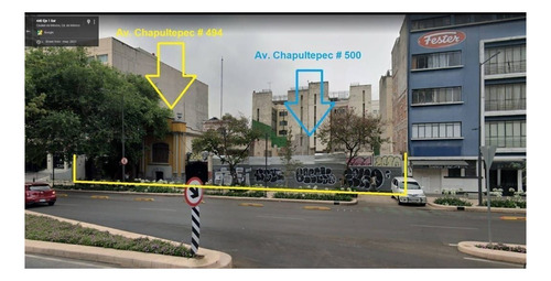 Imagen 1 de 12 de Super Terreno En Venta  Chapultepec