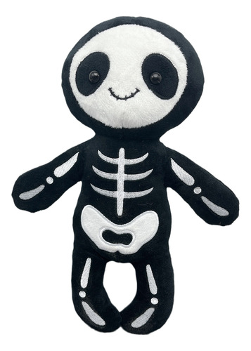 Peluche Jellycat Bob Esqueleto Blanco Y Negro