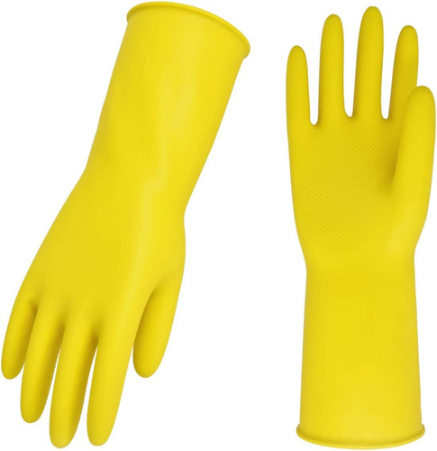 Vgo 10-pairs Reusable Household Gloves  Rubber Dishwashing G