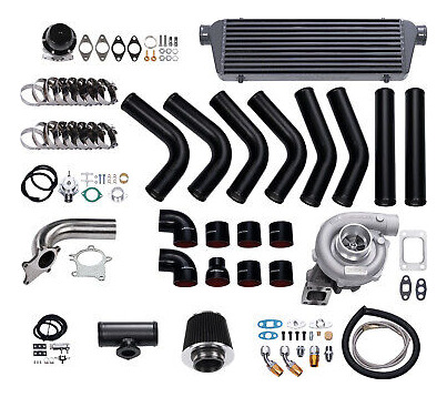 T04e Turbo Kit Wastegate+intercooler+piping For Bmw 325i Aag