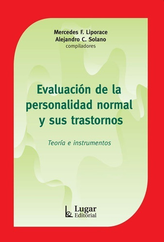 Evaluación De La Personalidad Normal Y Sus Trastornos (lu)