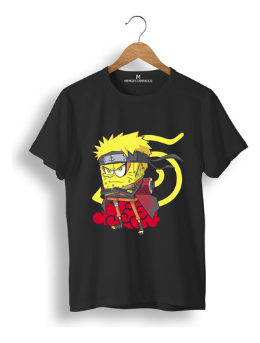 Remera: Bob Esponja Naruto  Memoestampados