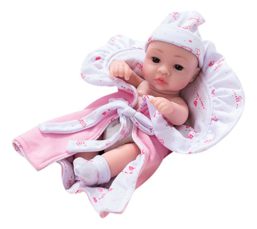Un Muñeco De Bebé Recién Nacido Que Duerme De Forma Realista