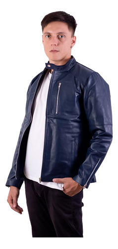 Campera De Cuero Vacuno 100% Legitimo De Hombre - Camp Gabri