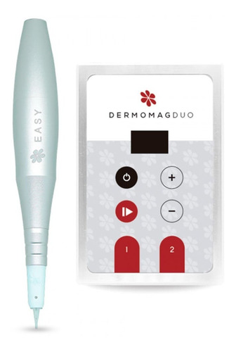 Dermografo Dermomag Pen Easy Prata Fonte Duo - Mag Estetica