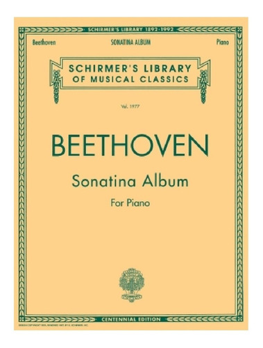 Sonatina Album For Piano / Álbum De Sonatinas Para Piano