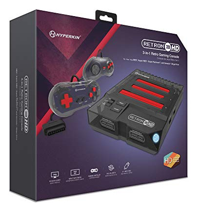 Consola De Juegos Retro Hyperkin Retron 3 Hd 3 En 1 Para Nes