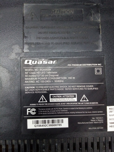 Tarjeta Main Quasar Mod Sq5002m