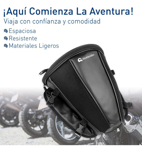 2 Mochilas Motocicleta Maleta Trasera De Moto Impermeable