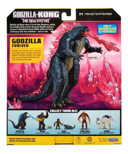 Godzilla X Kong El Nuevo Imperio - Godzilla Evolved 15cm