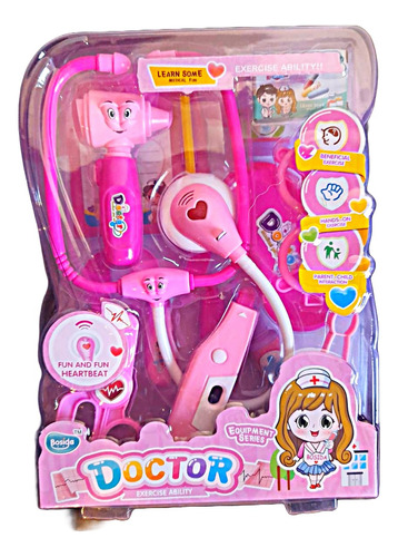 Set De Doctor Medico Luz Sonido Accesorios Juguete Regalo