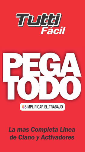 Tutti Facil Ciano Viscosidad Media X100g Agua