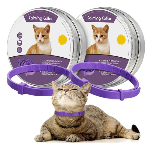 Collar Calming Para Gatos Calmante Tranquilizante