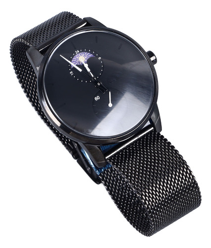 Xing Reloj Delgado De Cuarzo Para Hombre Moonphase Con
