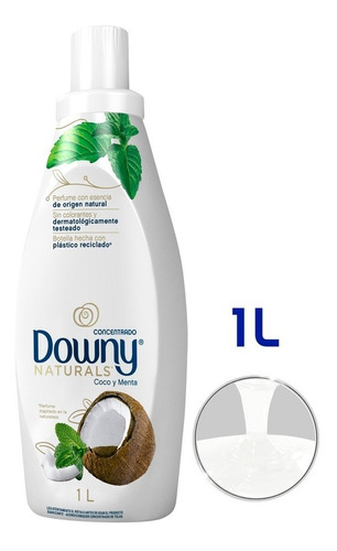 Suavizante De Ropa Downy Concentrado Coco Y Menta 1 L