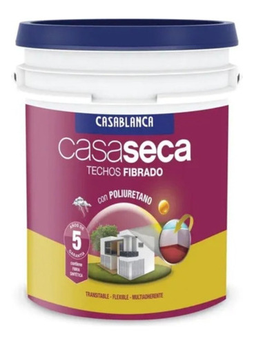 Casablanca Casaseca Impermeabiliza Fibrado Poliuretano 4kg