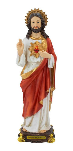 Sagrado Coração De Jesus Enfeite De Resina 41 Cm