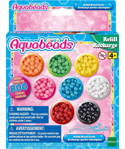 Aquabeads Solid Bead Pack 31517 Para Niños