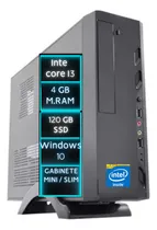 Comprar Mini Computador Cpu Pc Intel Core I3 4gb Ssd 120gb W10 Wifi