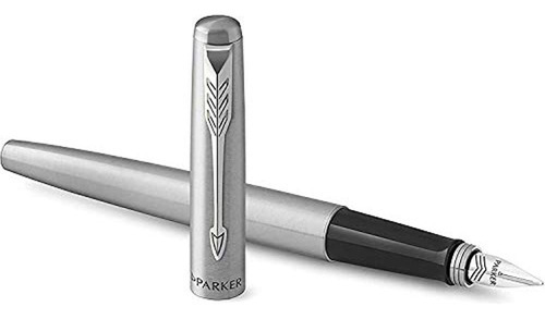 Pluma Estilográfica Parker Jotter, Cuerpo De Acero Inoxidabl