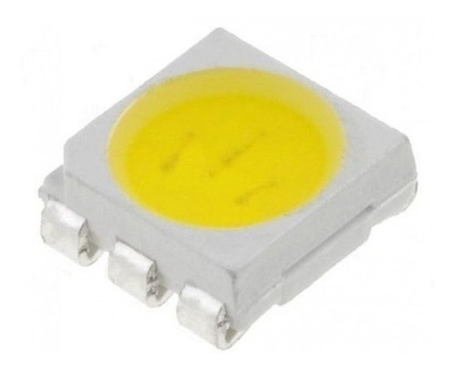 Led 5050 Smd 3-chips Blanco Calido Plcc-6