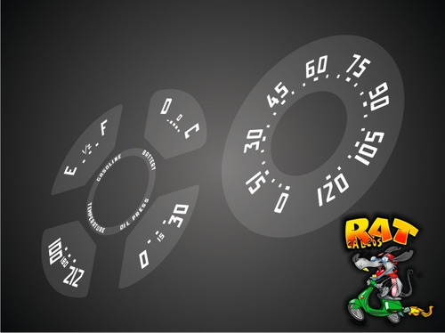 Calcos Chevrolet Sapo / Instrumental / Kit X 6