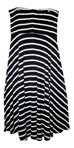 Vestido Xl Negro Blanco Lineas Corto Largo Strapless | MercadoLibre Vestido Xl Negro Blanco Lineas Corto Largo Strapless | MercadoLibre
