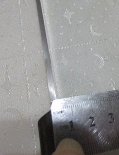 Gran Cuchillo Acero Alemán Solingen Cutlery Germany (15650) Plateado (Usado)