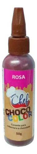 Corante Para Cobertura E Chocolate Choco Color Rosa - 50g - 