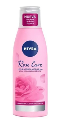 Nivea Rose Care Leche Y Tónico Micelar X 200ml