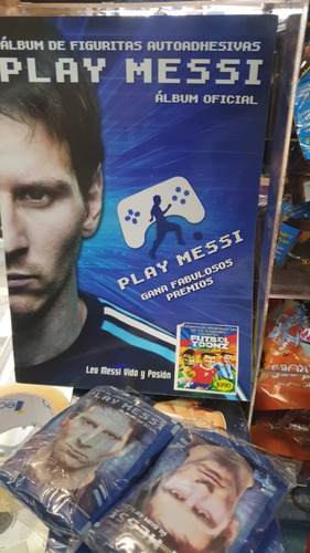 Álbum De Figuritas Play Messi +30 Sobres