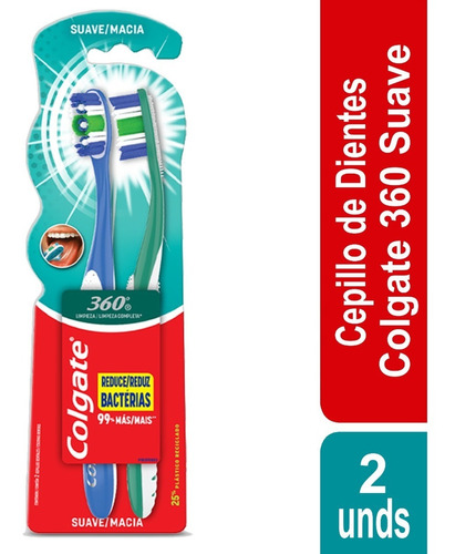 Cepillo Dental  Colgate 360 - Unidad a $9600