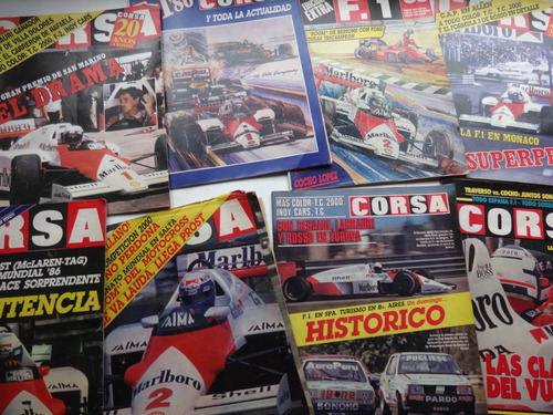 Lote X10 Revista Auto Antiguo Corsa Formula Alain Prost