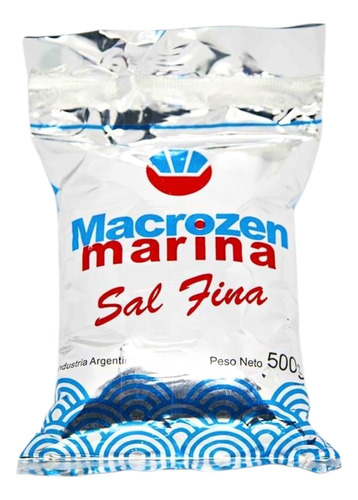 Sal Marina Macrozen 500 Grs Fina  - 10 Unidades