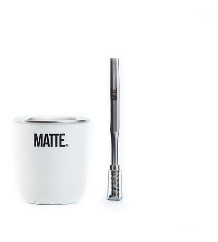 Imagen 3 de 9 de Set Mate Acero Inoxidable 304 + Bombilla + Mochila Matera