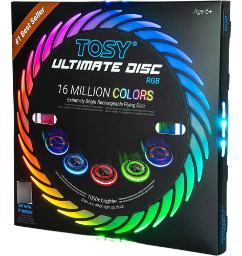 Flying Disc - 16 Millones De Colores Rgb O 36 O 360 Led, Ext
