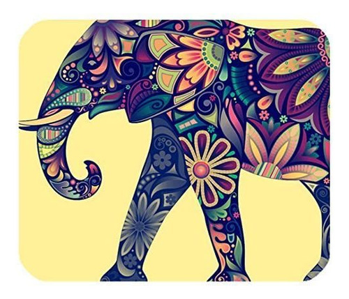 Mouse Pad 24x19cm Antideslizante Diseno De Elefante