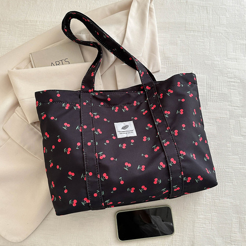 Para Bolso De Hombro A51b Con Estampado De Cerezas De Gran