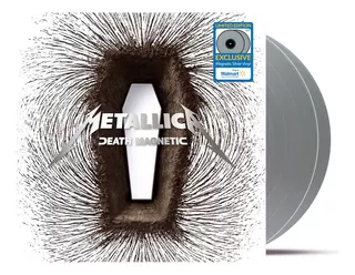 Lp Vinil Metallica Death Magnetic Duplo Walmart Silver