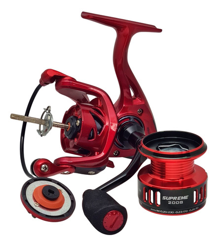 Imagen 5 de 7 de Reel Frontal Caster Supreme 4008 Variada Río Mar 8 Rulemanes