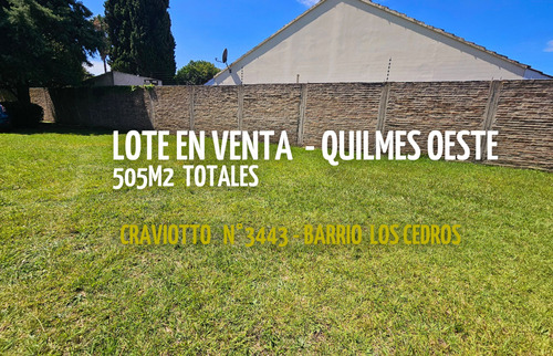 Lote En Venta Quilmes