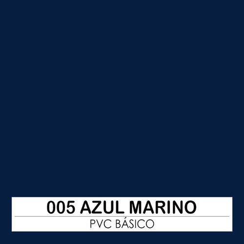Vinil Textil Pvc Básico Metro Lineal (ancho 50 Cm) Azul Marino