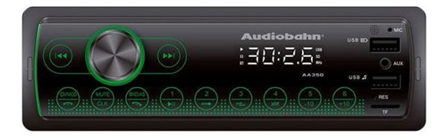 Autoestéreo Bluetooth Audiobahn Aa350 2 Usb Sd Fm Rgb Aux