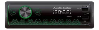 Autoestéreo Bluetooth Audiobahn Aa350 2 Usb Sd Fm Rgb Aux