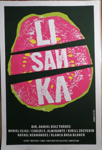 Afiche Li San Ka  51 Cm X 76 Cm