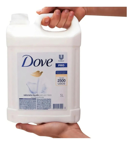 Sabonete Líquido Dove 5l Hidratante Pro Nutrição Profunda
