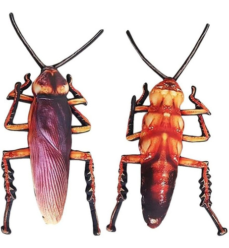 Almohada De Felpa De Cucaracha Creativa 3d Animal Insecto Re